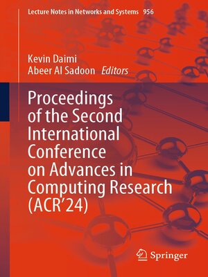 cover image of Proceedings of the Second International Conference on Advances in Computing Research (ACR'24)